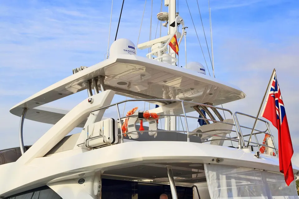 A closer look at the rear of the boat.