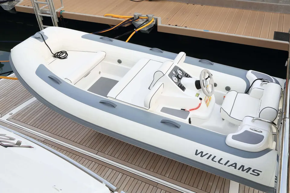A closer look at the Williams Jet Drive inflatable boat